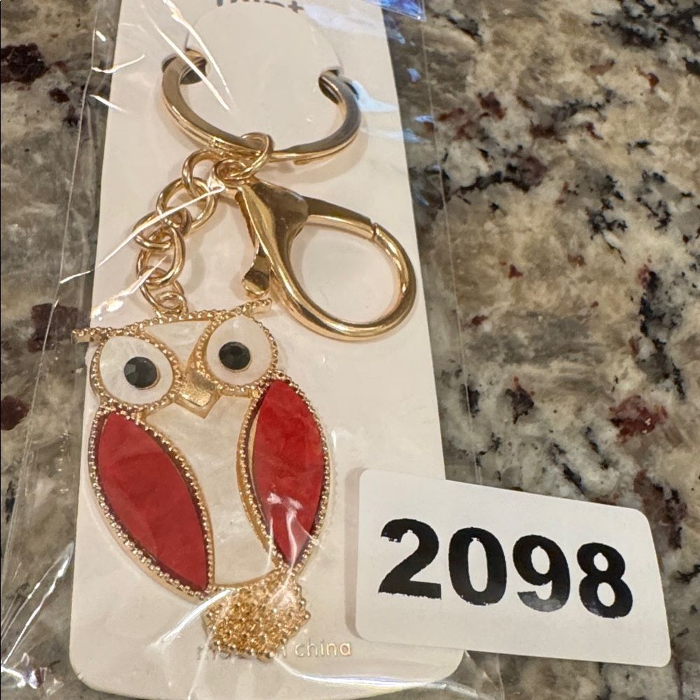 2098 Owl Key‎ Ring & Bag Charm